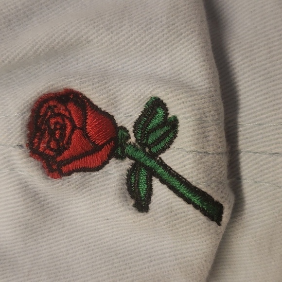 BRIMZ Baseball Cap Ladies Womens Light Blue Rose Adjustable - Picture 6 of 10